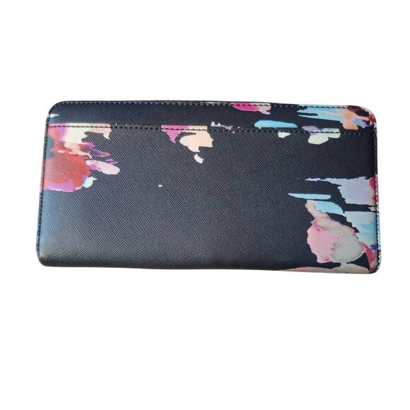 Kate Spade Floral Abstract Zip-Around Wallet – Multicolo - Picture 2 of 5